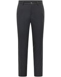 BOSS - Flat Front Trousers - Lyst