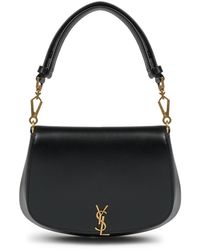 Saint Laurent - Saint Laurent Mini Voltaire Top Handle Bag - Lyst