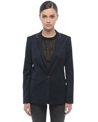 Stella McCartney - Solid Notched Lapel Blazer - Lyst
