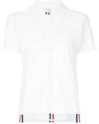 Thom Browne - Rwb Cotton Polo Shirt - Lyst