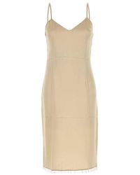 Prada - Satin Crepe Dress - Lyst