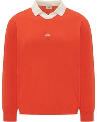 Autry - Solid Shirt Collar Polo - Lyst