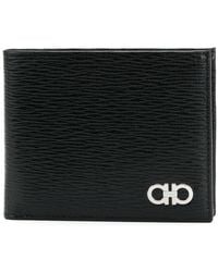 Ferragamo - Logo Textured Wallet - Lyst