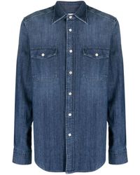 Boglioli - Denim Button-Down Shirt - Lyst