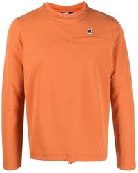 K-Way - Logo Crewneck Sweatshirt - Lyst