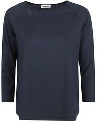 Base London - Cotton Crewneck Sweater - Lyst