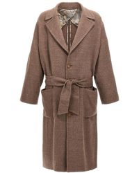 Etro - Single-Breasted Wool Coat - Lyst