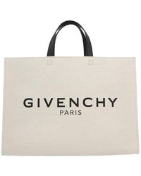 Givenchy - Blackwhite G Midi Shopping Bag - Lyst