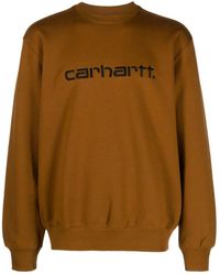 Carhartt - Crewneck Logo Sweatshirt - Lyst