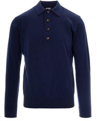 Eleventy - Shirt Collar Polo - Lyst