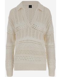 Pinko - Cotton Sweater - Lyst