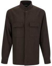 ZEGNA - Regular Solid Shirt - Lyst