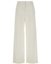 Fendi - Classic Flat Front Pants - Lyst