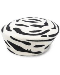Ruslan Baginskiy - Animal Print Pillbox Hat - Lyst