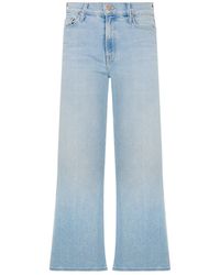 Mother - Light Flared High Rise Jeans - Lyst