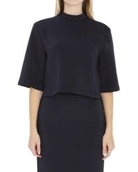 Moncler - Mock Collar T-Shirt - Lyst