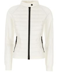 Moncler - Solid Mock Collar Jacket - Lyst