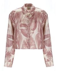 Alysi - Relaxed Abstract Shirt - Lyst