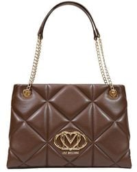 Love Moschino - Heart Logo Top Zip Tote - Lyst