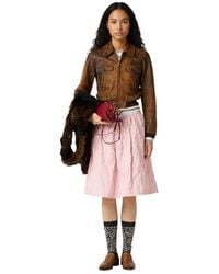 Miu Miu - Above Knee Skirt - Lyst