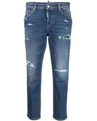 DSquared² - Slim Mid Rise Jeans - Lyst
