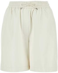 Loewe - Leather Shorts - Lyst
