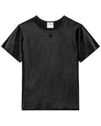 Courreges - Round Neck T-Shirt - Lyst