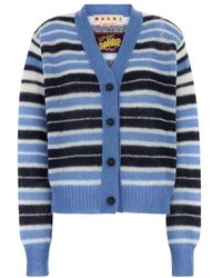 Marni - Mohair Blend Cardigan - Lyst