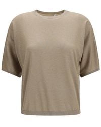 Brunello Cucinelli - Knitted Crew Neck Sweater - Lyst