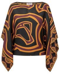 PUCCI - Abstract Boat Neck Top - Lyst
