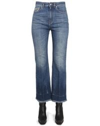 Stella McCartney - Cropped Flared Jeans - Lyst