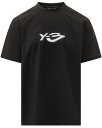 Y-3 - Logo Crew Neck T-Shirt - Lyst