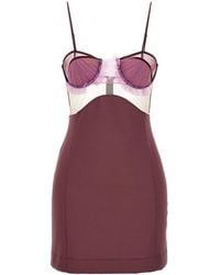 Nensi Dojaka - Explosive Flower Bra Dress - Lyst