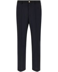 Marni - Straight Flat Front Pants - Lyst