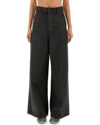 Alysi - Flared High Rise Jeans - Lyst