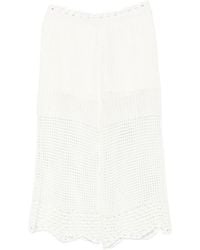 IRO - Crochet Knit Scalloped Hem Pant - Lyst