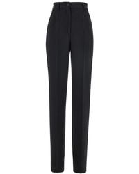 Dolce & Gabbana - Regular Flat Front Pants - Lyst