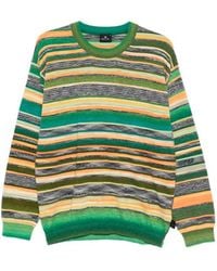 Paul Smith - Striped Cotton Sweater - Lyst