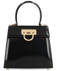 Ferragamo - Iconic Small Satchel - Lyst