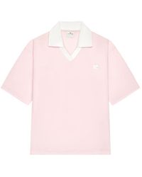 Courreges - Logo Oversize Polo Shirt - Lyst