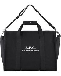 A.P.C. - Logo Large Tote - Lyst