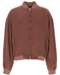 Versace - Solid Bomber Jacket - Lyst