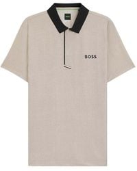 BOSS - Light Shirt Collar Polo - Lyst