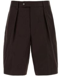 BOSS - Pleated Tailored Shorts - Lyst