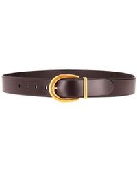 Prada - Dark Logo Buckle Belt - Lyst