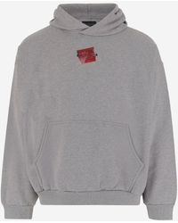 Balenciaga - Cotton Sweatshirt With Print - Lyst