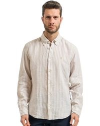 BOSS - Regular Solid Shirt - Lyst