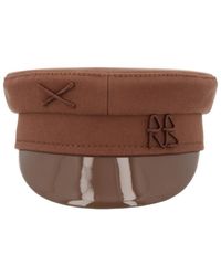 Ruslan Baginskiy - Ruslan Baginskiy Kpc09Ss26_C-Lk-Wrbbrown Baker Boy Cap - Lyst