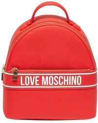 Love Moschino - Print Logo Small Backpack - Lyst