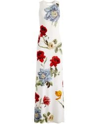 Alice + Olivia - Delora Open Back Maxi Dress - Lyst
